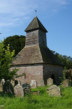 Yarpole church hall with music by EIRA/snow